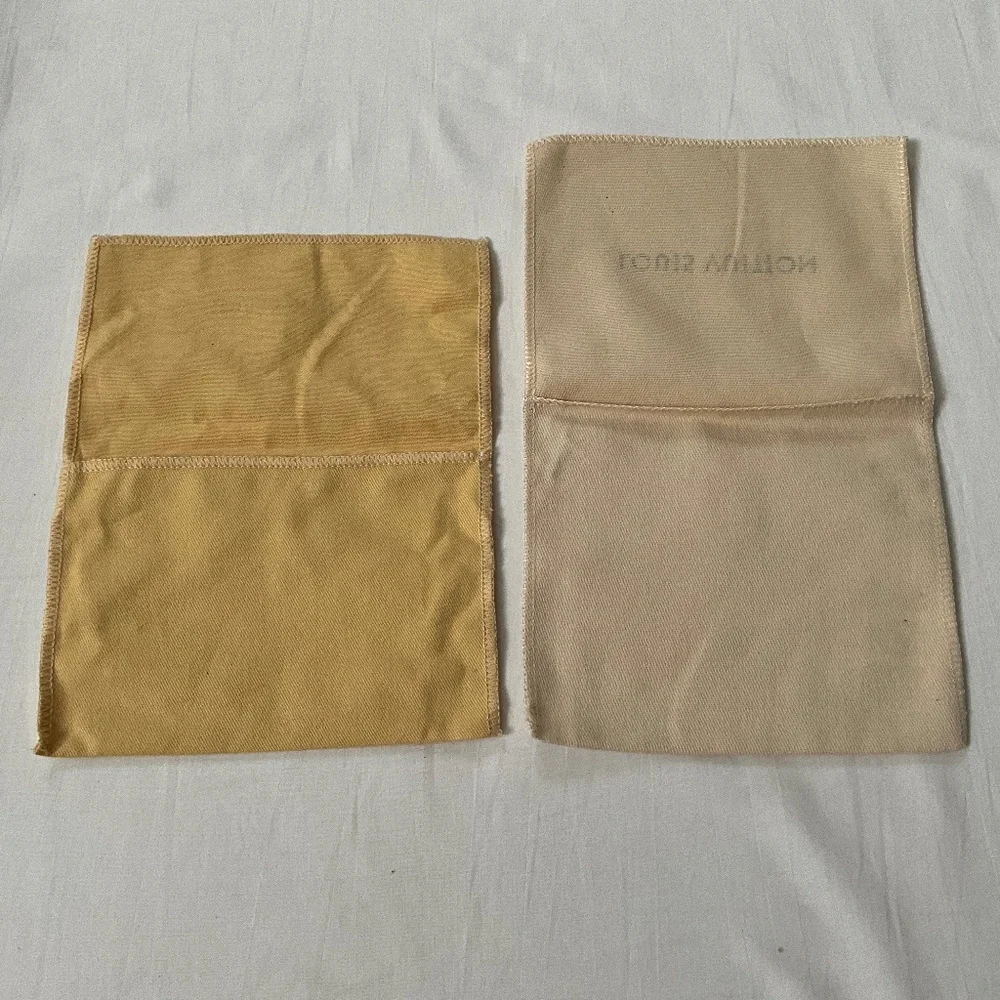 LOUIS VUITTON Lot of 2 Compact Wallet Dust Bags